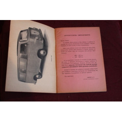 JOLLY    LIBRETTO USO E MANUTENZIONE (1° ED. 1959) buono stato