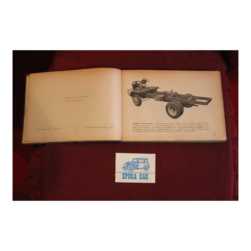 BETA DIESEL  SPARE PARTS CATALOGUE (1954) binding vintage, same page with scotch and dirty