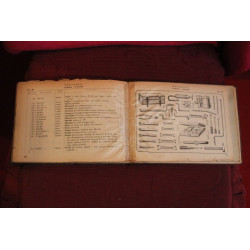 BETA DIESEL  SPARE PARTS CATALOGUE (1954) binding vintage, same page with scotch and dirty