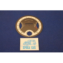 PIATTELLO  CON SERIGRAFIA STRUMENTO BALILLA 4 MARCE CON FORO OROLOGIO