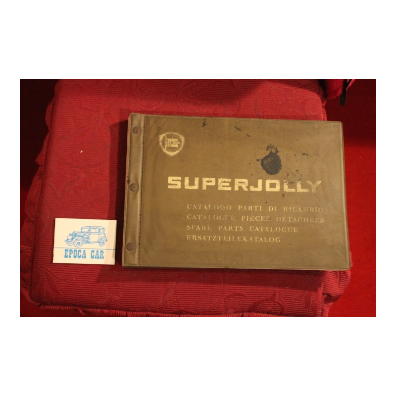 SUPERJOLLY   CATALOGO PARTI DI RICAMBIO (1964) macchia in copertina, per il resto in buono stato