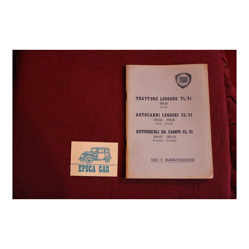 TL 51  /  CL51     USE AND SERVICE BOOK (6° EDITION 1968)  perfect condition
