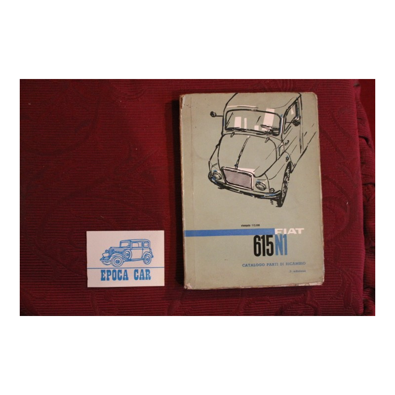 615  N1    MECHANICS SPARE PARTS CATALOGUE (3° EDITION 1963)