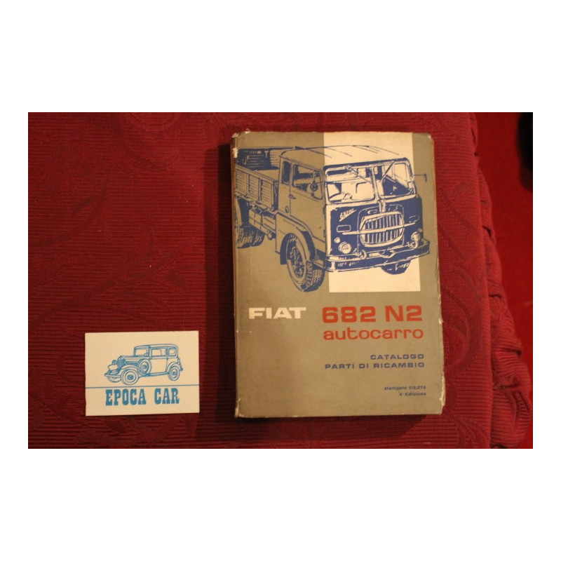 682  T2      SPARE PARTS CATALOGUE (3° EDITION 1964) good condition