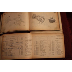 645 N / 650 N     SPARE PARTS CATALOGUE (2° EDITION 1961) some pages a little dirty, some handwrite inside