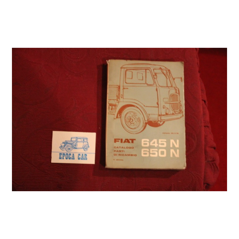 645 N / 650 N     SPARE PARTS CATALOGUE (4° EDITION 1966) good condition