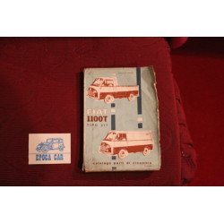1100 T  tipo 217   CATALOGO PARTI DI RICAMBIO (2° ED. 1959) copertina rovinata,ma interni integri e leggibili