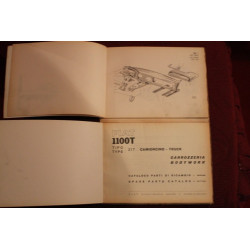 1100 T  type 217    BODY SPARE PARTS CATALOGUE (1° EDITION 1959) good condition