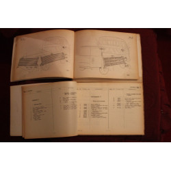 1100 T  type 217    BODY SPARE PARTS CATALOGUE (1° EDITION 1959) good condition