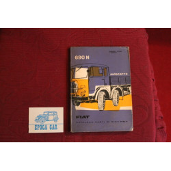 690 N     SPARE PARTS CATALOGUE (1° EDITION 1961) good condition