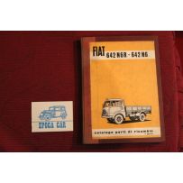 642 N6R  /  642 N6     SPARE PARTS CAT. (1°ED. 1962) vintage binding, some pages a little dirty