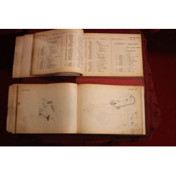642 N6R  /  642 N6     SPARE PARTS CAT. (1°ED. 1962) vintage binding, some pages a little dirty