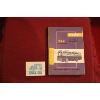 BUS  314       SPARE PARTS CATALOGUE (3°EDITION 1964)  good condition