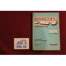 AUTOBUS 309    CATALOGO PARTI DI RICAMBIO (1° EDIZIONE 1962) buono stato