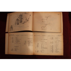 MOTORE   213  ORIZZONTALE     CATALOGO PARTI DI RICAMBIO (2° EDIZIONE 1962) buono stato