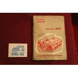 MOTORE    309     CATALOGO PARTI DI RICAMBIO (1° EDIZIONE 1959) copertina un pò rovinata