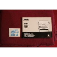 30 / 32 / 35 / 40     F8      USE AND SERVICE BOOK (1979) good condition