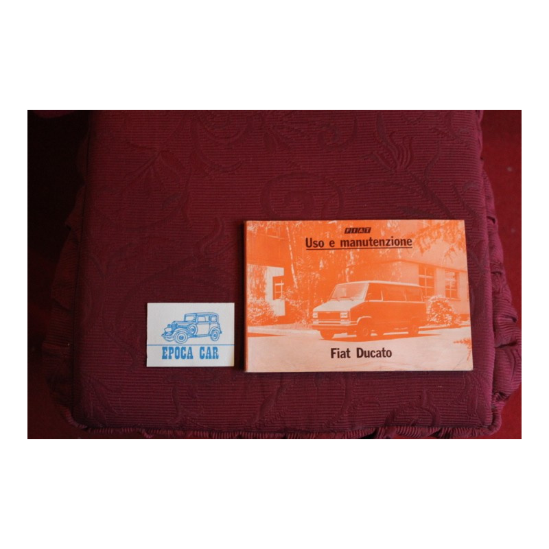 DUCATO      LIBRETTO USO E MANUTENZIONE (1° EDIZIONE 1981) buono stato
