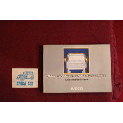 IVECO  DAILY / GRINTA      LIBRETTO USO E MANUTENZIONE (1987) buono stato