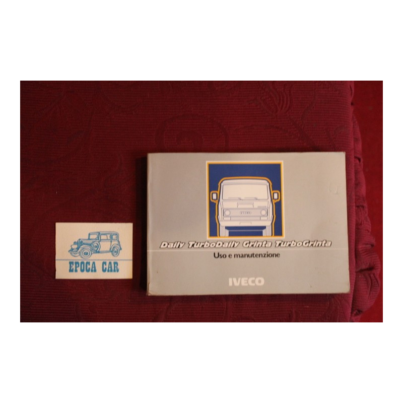 IVECO   DAILY / GRINTA     USE AND SERVICE BOOK (1987) good condition