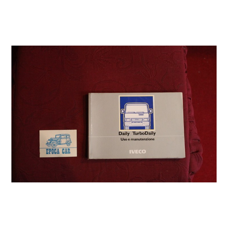 IVECO    DAILY / TURBODAILY     LIBRETTO USO E MANUTENZIONE (1990) ottimo stato