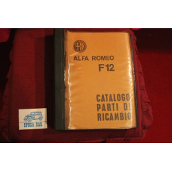 F 12     CATALOGO PARTI DI RICAMBIO (1967) + AGGIORNAMENTO 1968 buono stato
