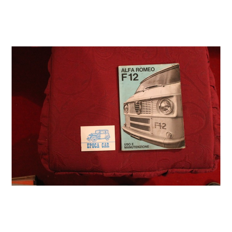 F 12     LIBRETTO USO E MANUTENZIONE (1967) discrete condizioni