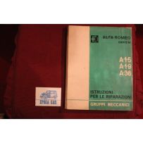 ALFA ROMEO / SAVIEM  A15 / A19 / A38     ISTRUZIONI PER LE RIPARAZIONI (1967) buono stato