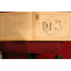 430 / 430A    SPARE PARTS CATALOGUE + UPDATE 1950, cover dirty, yellowed pages with some halo