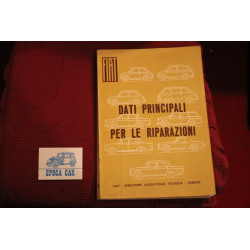 FIAT     HANDBOOK FOR REPAIRS   VARIOUS MODELS  1963 perfect condition