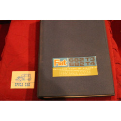 682 T3 / 682 T4    CATALOGO PARTI DI RICAMBIO (1968) 1° pagina (intestazione) mancante, per il resto buono stato