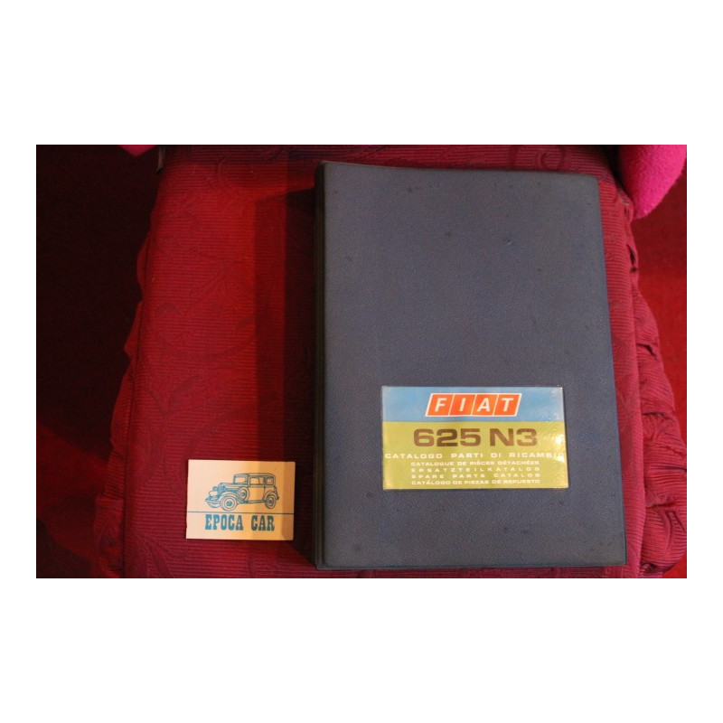 625 N3   CATALOGO PARTI DI RICAMBIO (1° EDIZIONE 1971) buono stato