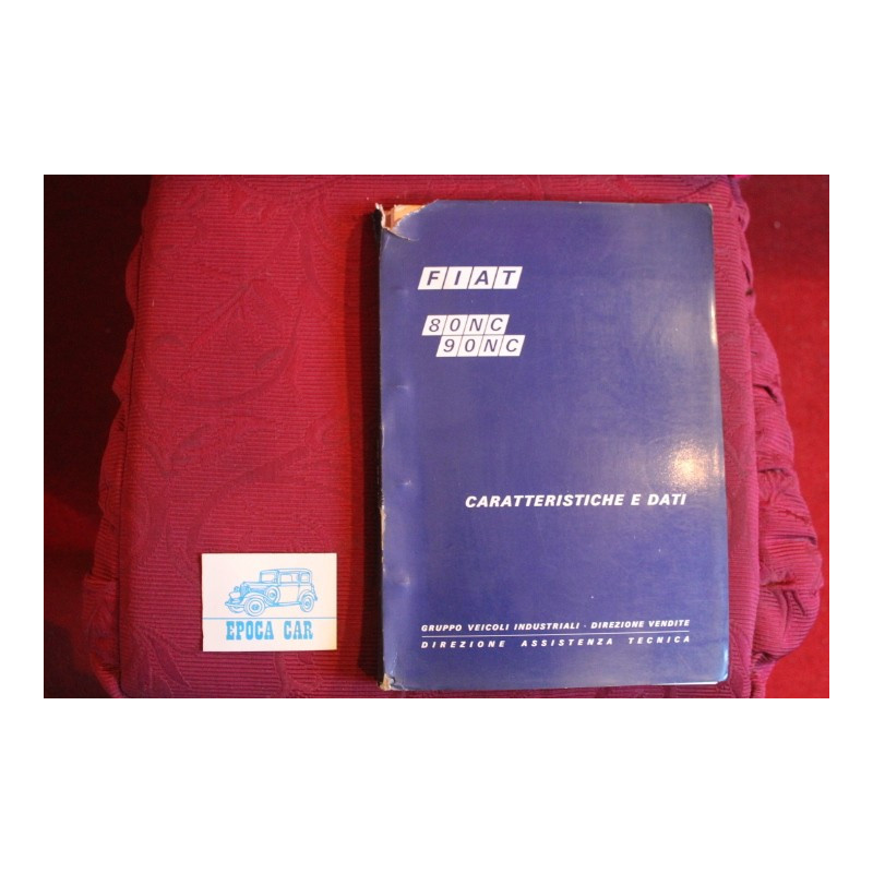 80 NC / 90 NC   CARATTERISTICHE E DATI (1972) copertina leggermente difettosa