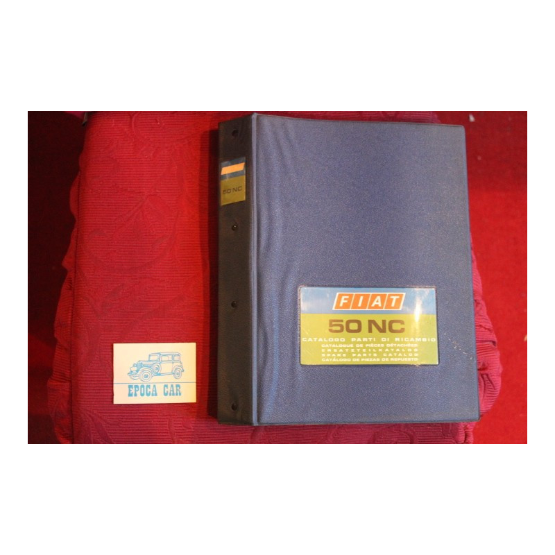 50 NC     SPARE PARTS CATALOGUE (1° EDITION 1972) cover lopsided