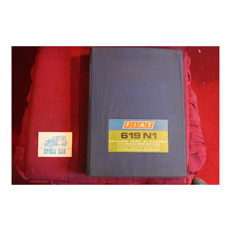 619 N1    CATALOGO PARTI DI RICAMBIO (3° EDIZIONE 1974) buono stato