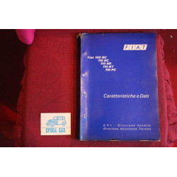 100 NC / 110 NC / 110 N3 / 110 NT / 110 PC    CARATTERISTICHE E DATI (1973) copertina un pò rovinata