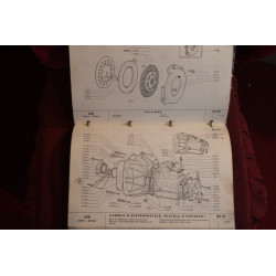 238  (238 B / 238B1)   SPARE PARTS CATALOGUE (2° EDITION 1972) good condition