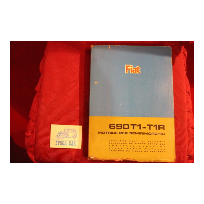 690 T1 / T1 R     SPARE PARTS CATALOGUE (2° EDITION 1967) good condition