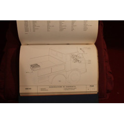 690 N3     SPARE PARTS CATALOGUE (1°EDITION 1968) good conditions