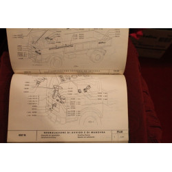 697 N / 697 NP    SPARE PARTS CATALOGUE (3° EDITION 1976) fourth of cover a little spotted