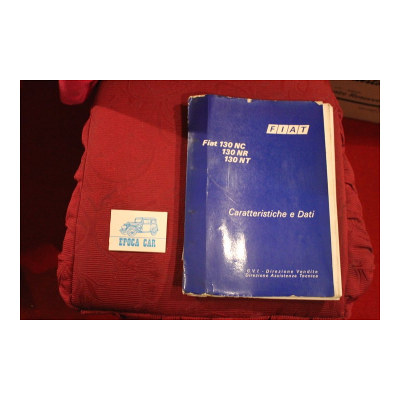 130 NC / NR / NT     CARATTERISTICHE E DATI (1973) mediocri condizioni: copertina rovinata, ma interno integro e pulito
