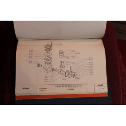 655 N        SPARE PARTS CATALOGUE (1° EDITION 1970) good condition