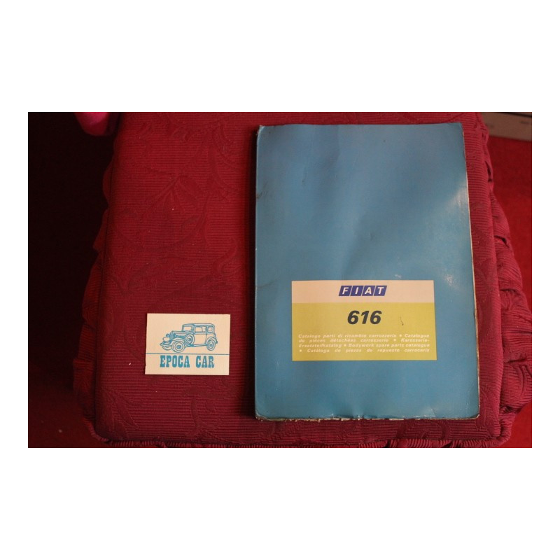 616      CATALOGO PARTI DI RICAMBIO-CARROZZERIA (3° EDIZIONE 1975) discreto stato
