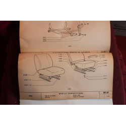 616      CATALOGO PARTI DI RICAMBIO-CARROZZERIA (3° EDIZIONE 1975) discreto stato