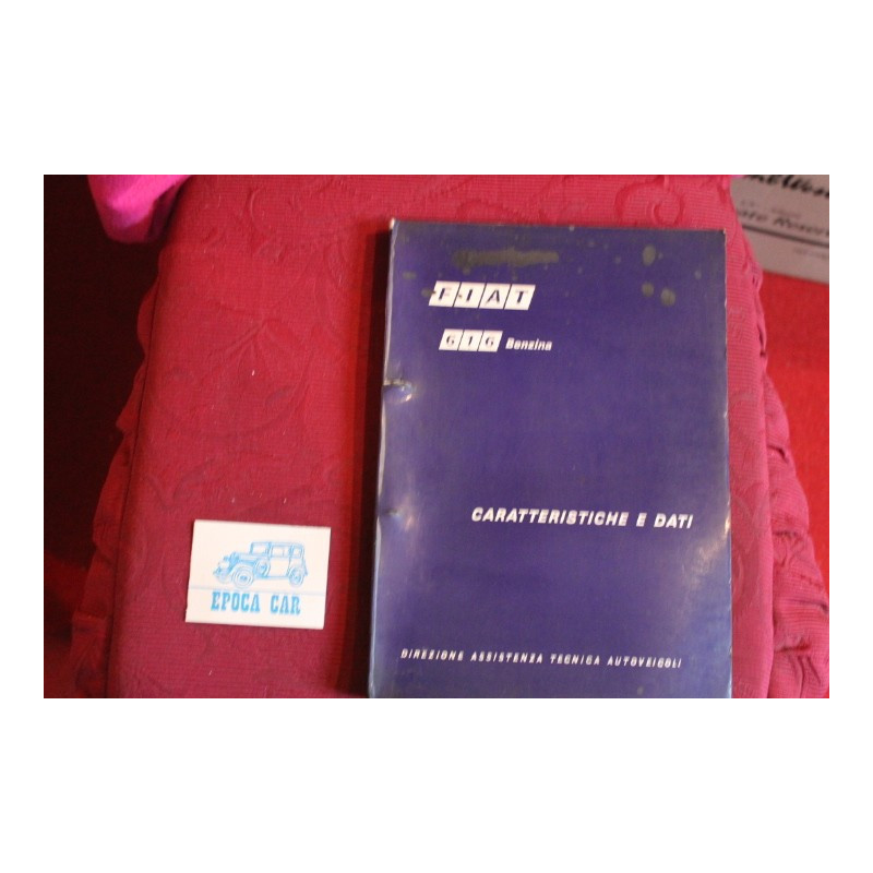 616 BENZINA     CARATTERISTICHE E DATI (1970)  bono stato