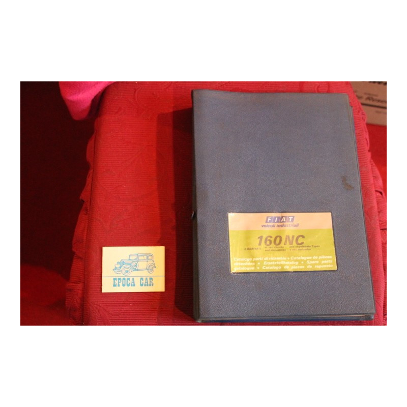 160 NC E DERIVATI     CATALOGO PARTI DI RICAMBIO (1° EDIZIONE 1974) buono stato