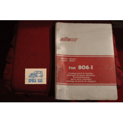 ENGINE  806-1    SPARE PARTS CATALOGUE (1978)  good condition (cover with a little defect)