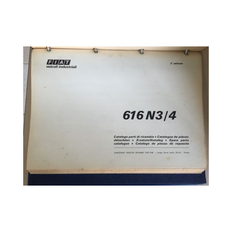 616  N3 / 4      SPARE PARTS CATALOGUE (1° EDITION 1971) good condition
