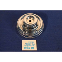 COPPA RUOTA IN OTTONE CROMATO "LUSSO"