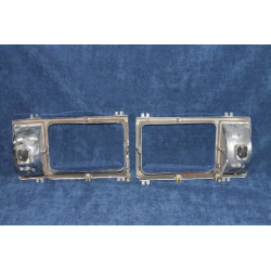 FRONT HEADLAMP RING COMPLETE OF LIGHT PAIR CARELLO NOS